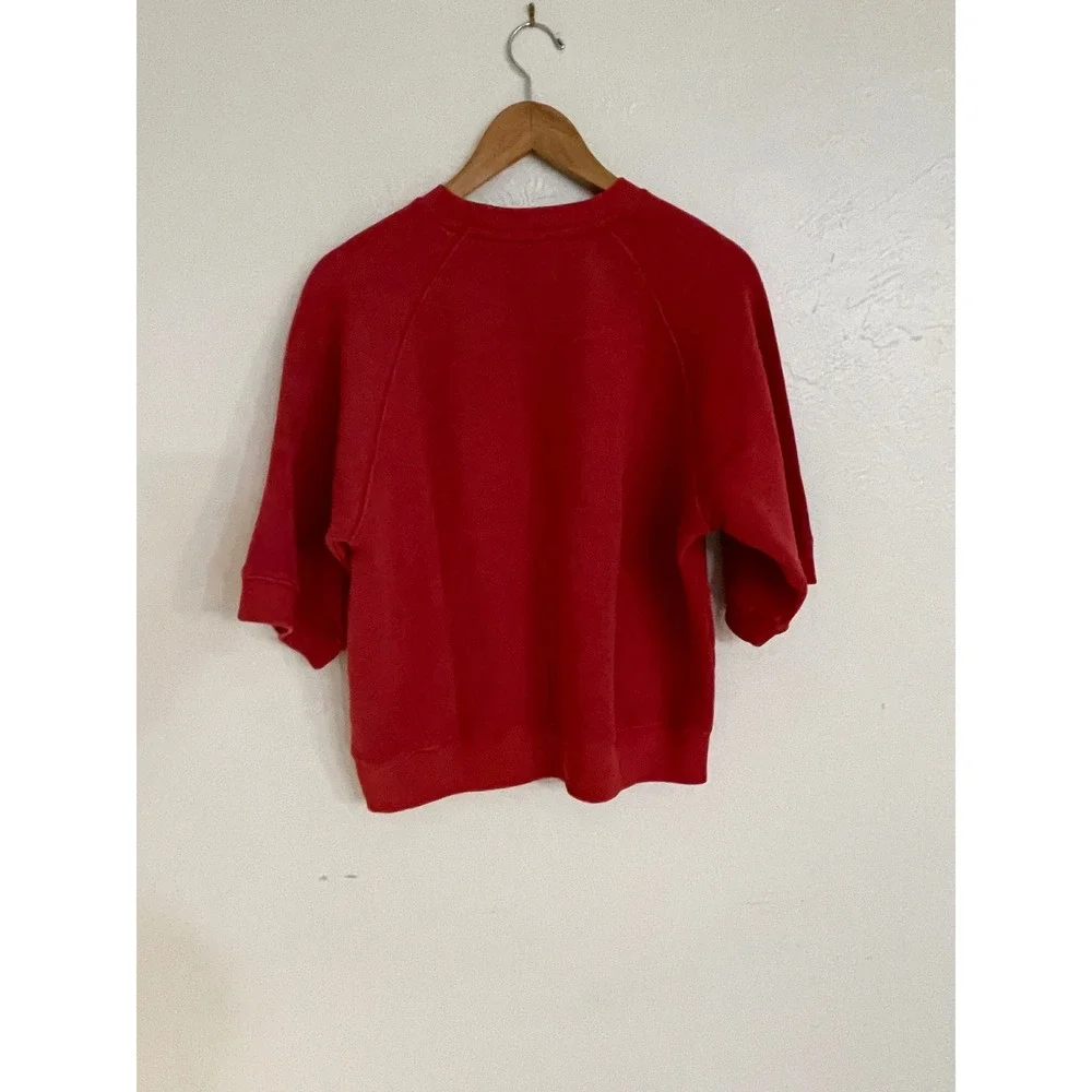 American Eagle Campus Edit Red Graphic Sweatshirt AENY 1977  Medium